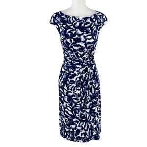 Lauren Ralph Lauren Blue and White Dress